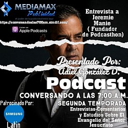 Entrevista con Jeremie Mani Fundador de podcasthon